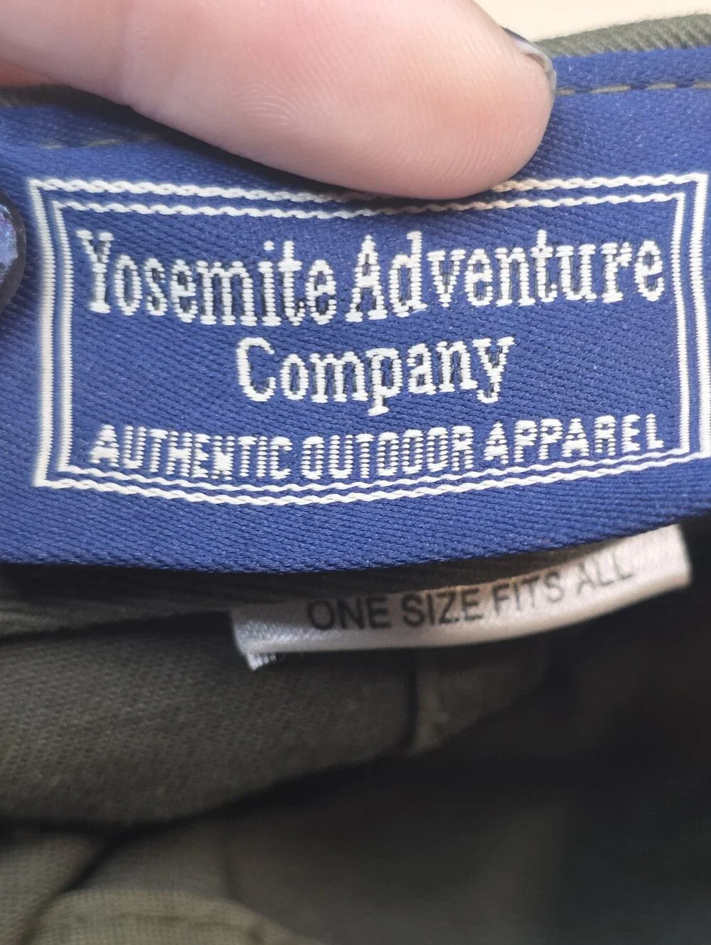 Yosemite Adventure Company classic olive